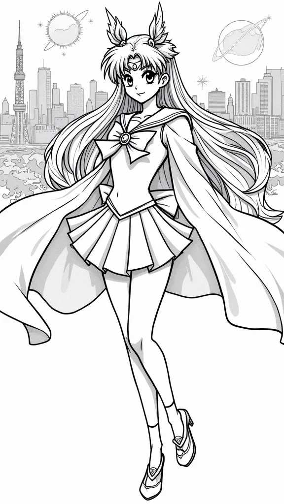 sailor mars coloring pages